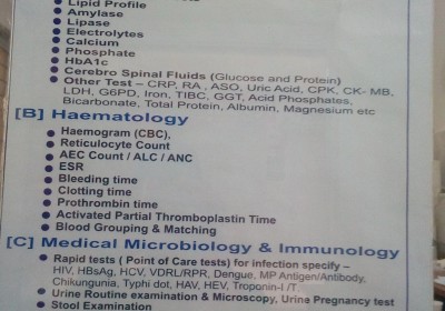 HARSH CLINICAL LABORATORY